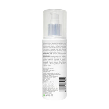 Jovees Herbal White Water Lily Moisturizing Lotion For Flawless Skin | Face Moisturiser For Everyday Use for Normal to Dry Skin | Lightweight, Non-Sticky, Optimum Moisturization- 200ML